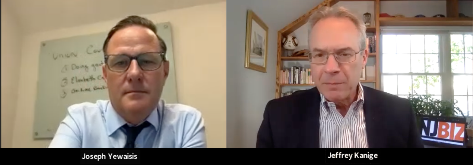 UCSB Chairman and CEO Joseph Yewaisis recently sat down with NJBiz